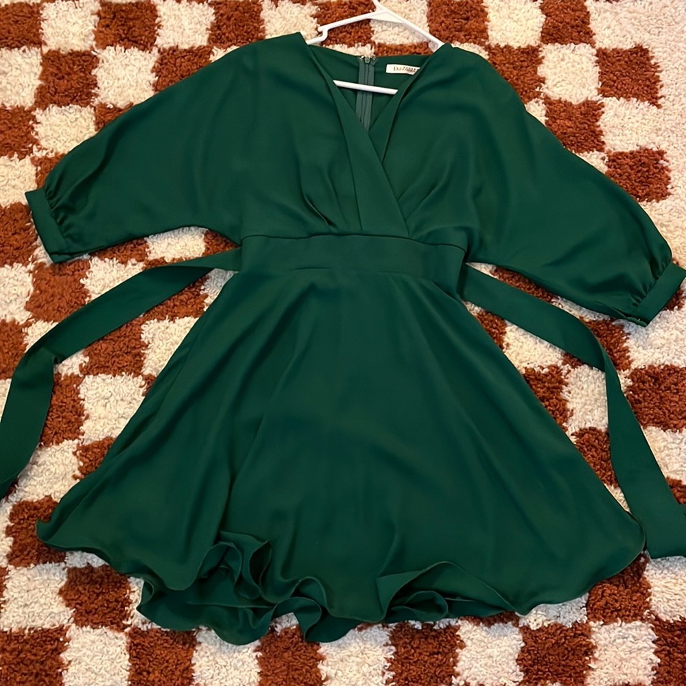 Emerald Green Semi-Formal Dress